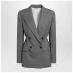 Givenchy Grey double-breasted wool jacket