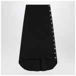 Givenchy Black Milan stitch skirt with buttons