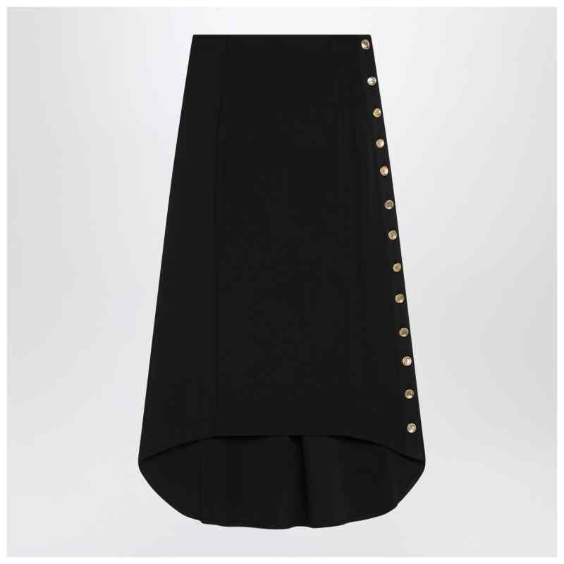 Givenchy Black Milan stitch skirt with buttons Givenchy Black Milan stitch skirt with buttons, theFeinheit