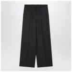 Givenchy Dark grey wool wide trousers