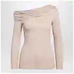 Givenchy Beige sweater with bare shoulder