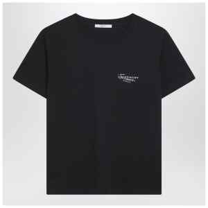 Black T-shirt with Givenchy Stamp print