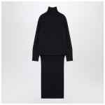 Givenchy Dark grey turtleneck with drawstring