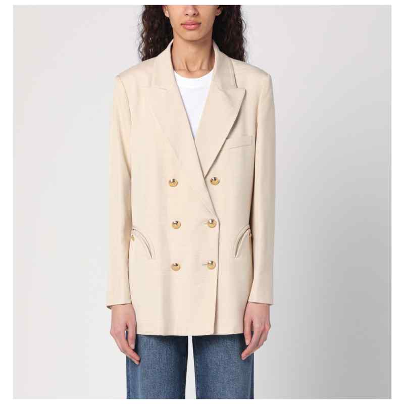 Blaz&eacute; Milano Everynight ivory double-breasted jacket, theFeinheit