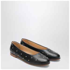 Chloé Black ballet flats with small studs