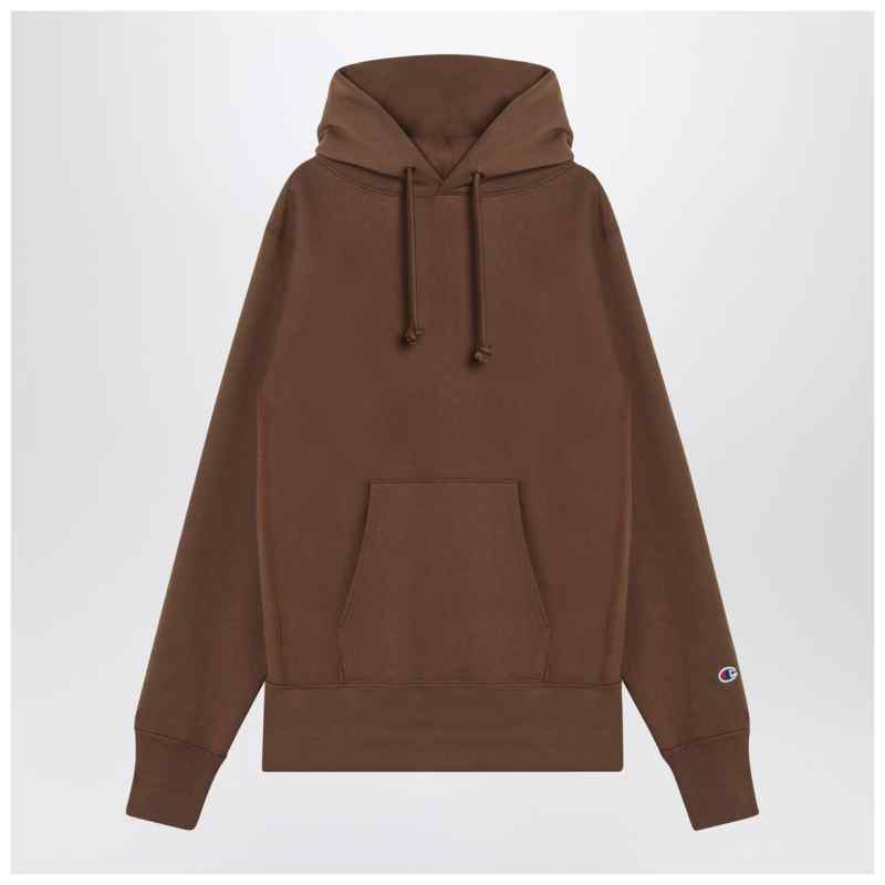 Champion Brown cotton hoodie Champion Brown cotton hoodie, theFeinheit
