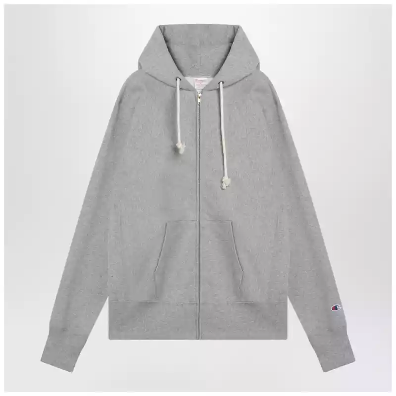 Champion Light grey cotton hoodie