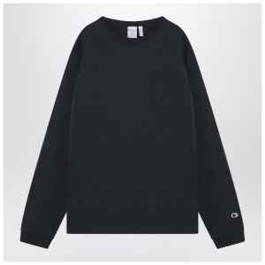 Champion Navy blue long-sleeved T-shirt