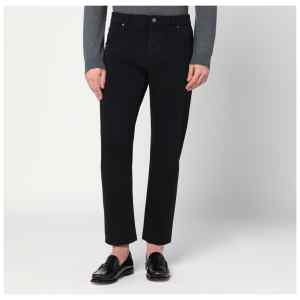 PT Torino Denim Black cotton trousers