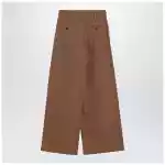 Chloé Brown palazzo pants in cotton