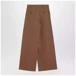 Chloé Brown palazzo pants in cotton