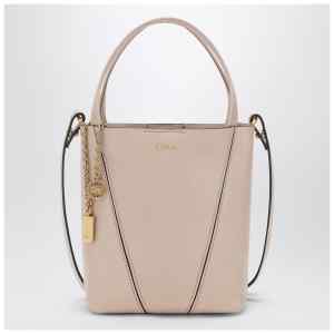 Small Chloé Spin tote bag in Cement Pink