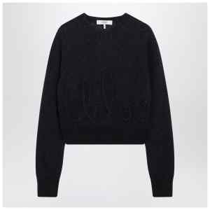 Chloé Navy blue alpaca-blend sweater