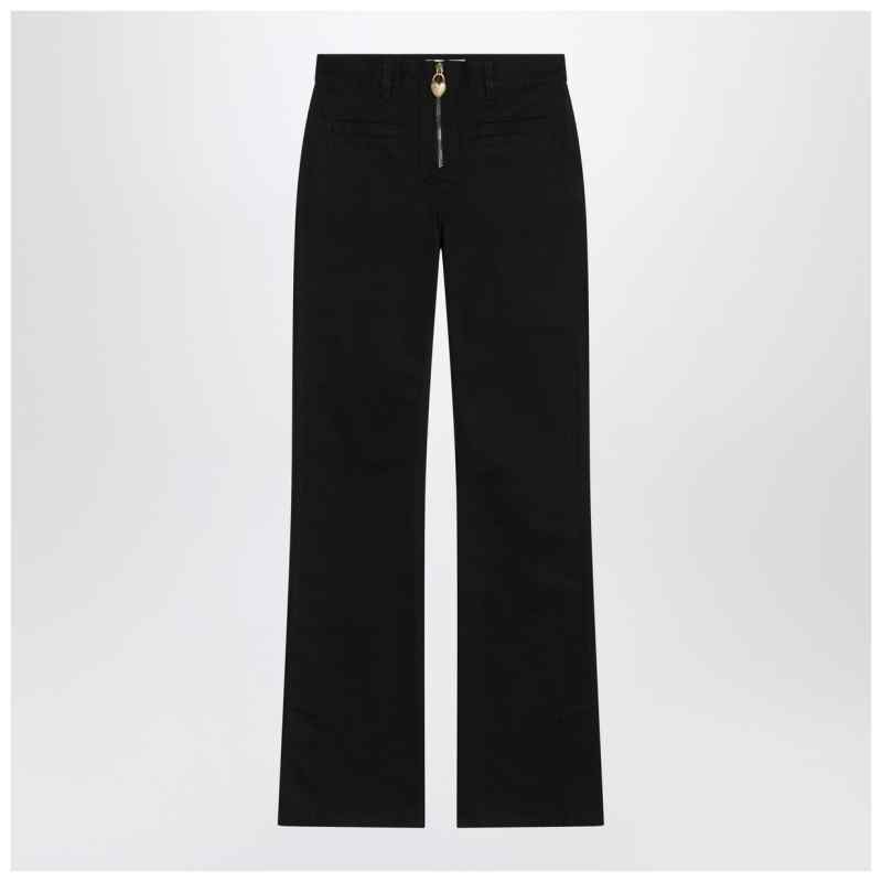 Chloé Black slim jeans with charm zip Chloé Black slim jeans with charm zip, theFeinheit