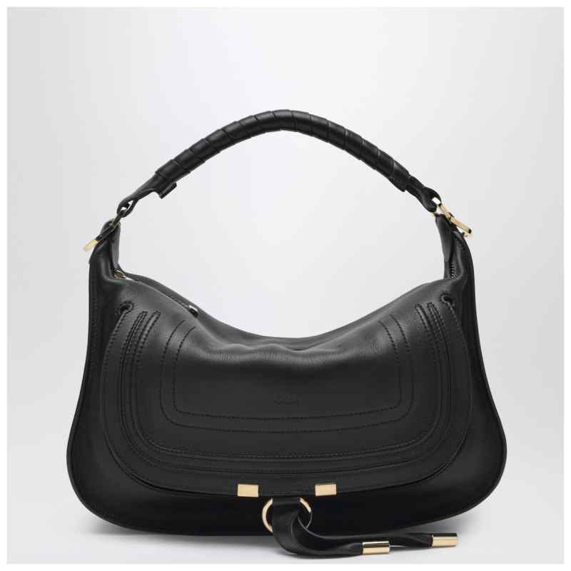 Chloé Small Marcie leather bag in black Chloé Small Marcie leather bag in black, theFeinheit