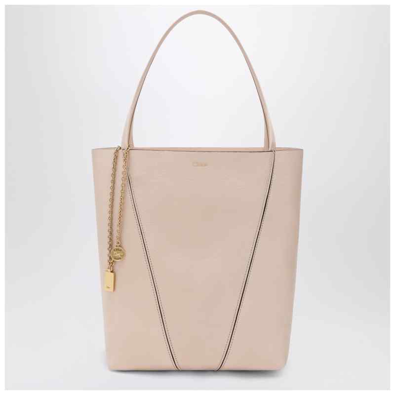 Medium Chloé Spin tote bag in Cement Pink Medium Chloé Spin tote bag in Cement Pink, theFeinheit