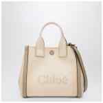 Chloé Carry Small tote bag in Blushy Beige canvas