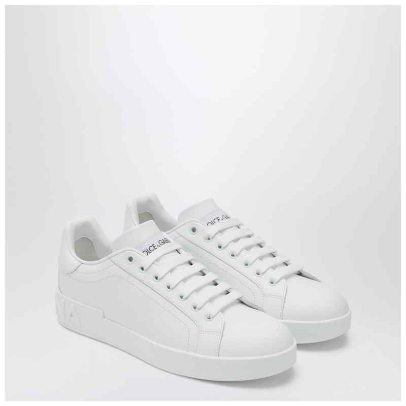Dolce&Gabbana White Portofino sneakers in leather, theFeinheit