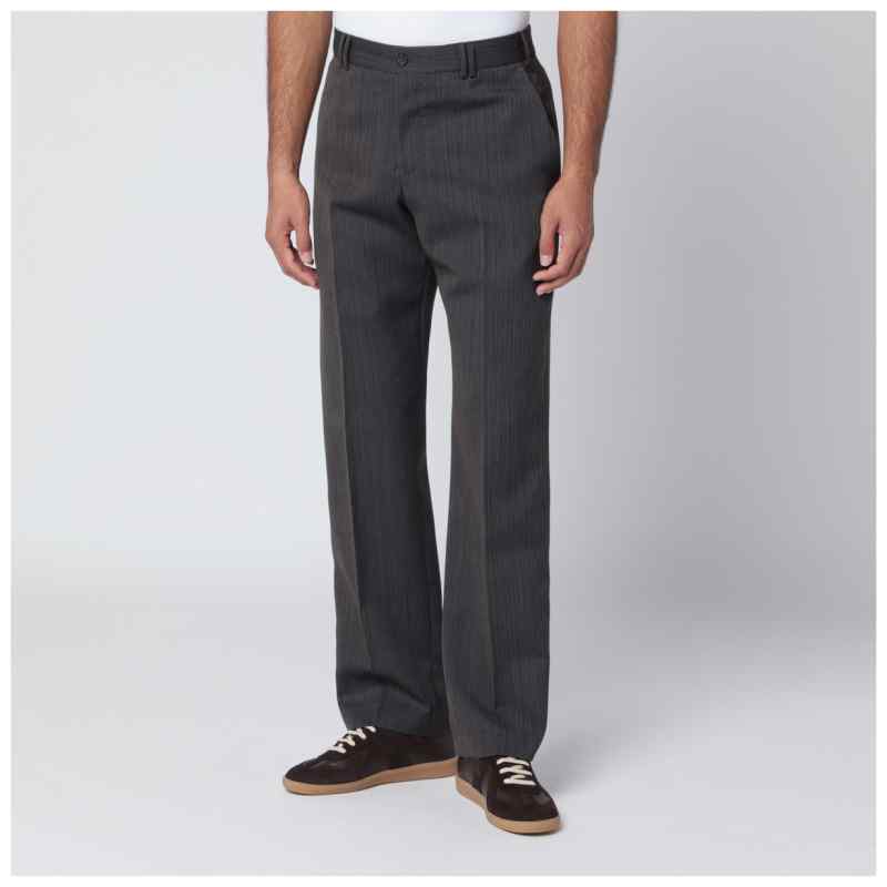 PT Torino Brown striped wool trousers PT Torino Brown striped wool trousers, theFeinheit