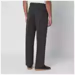 PT Torino Brown striped wool trousers