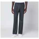 PT Torino Gray wool and cashmere trousers