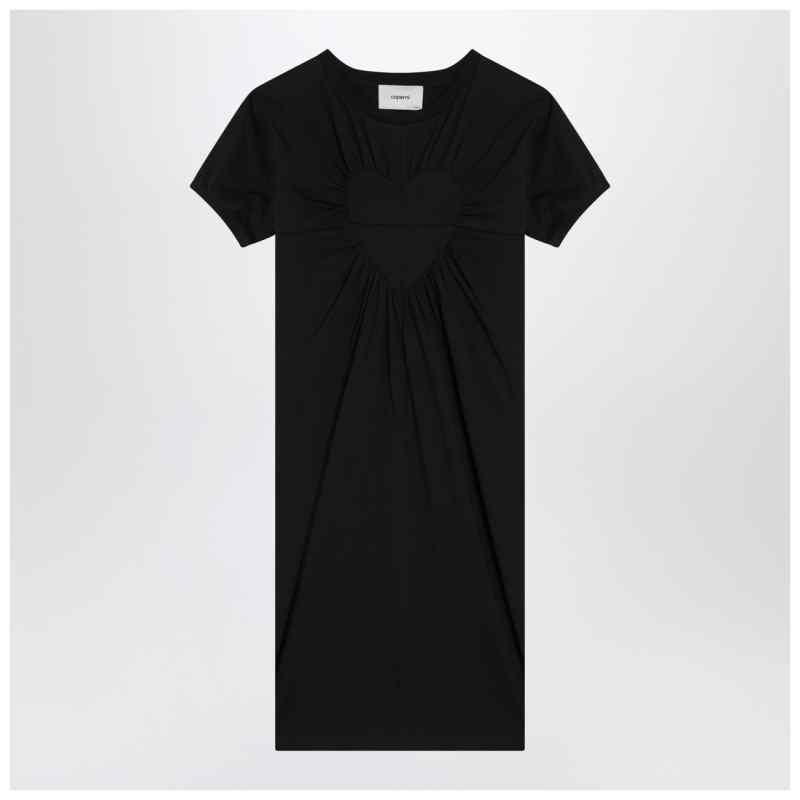 Coperni Black mini dress with heart, theFeinheit