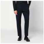 PT Torino Navy blue cotton trousers