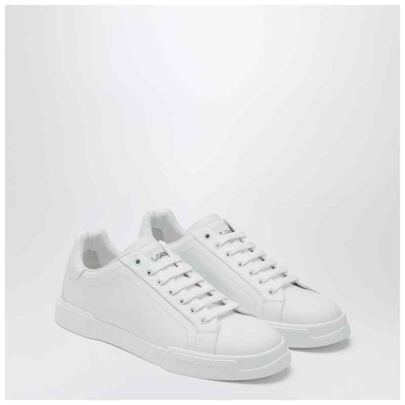 Dolce&Gabbana White Portofino sneakers in leather, theFeinheit