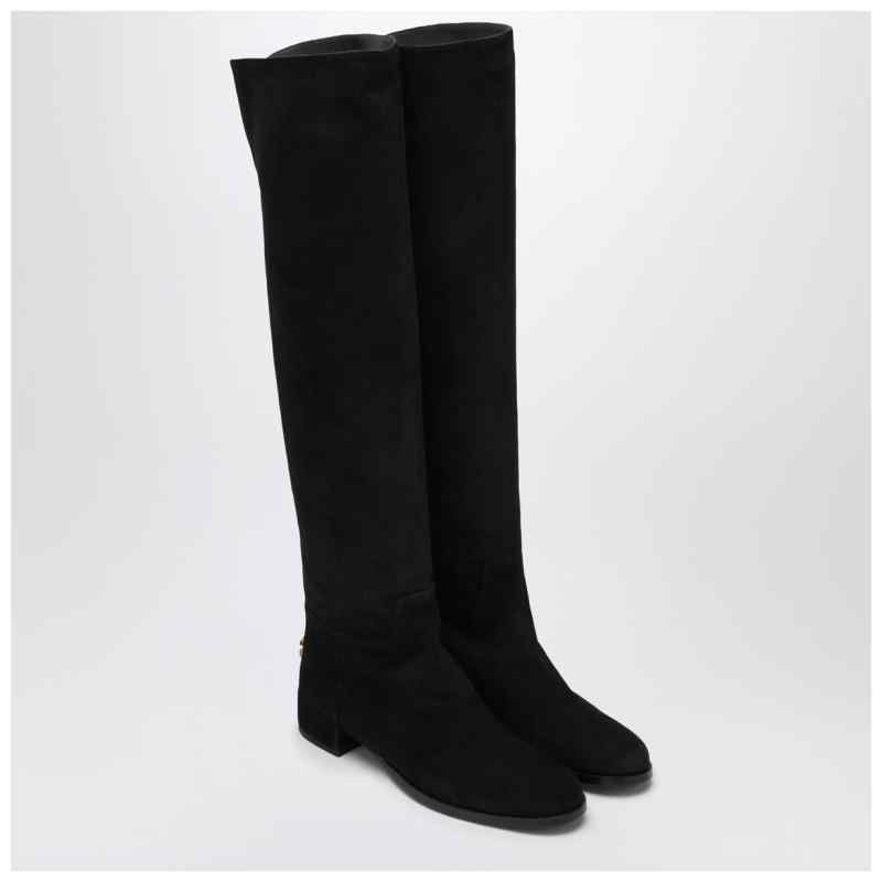 Dolce&Gabbana High suede boot black, theFeinheit