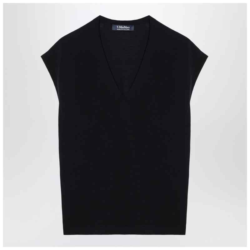 S Max Mara Navy blue wool vest S Max Mara Navy blue wool vest, theFeinheit