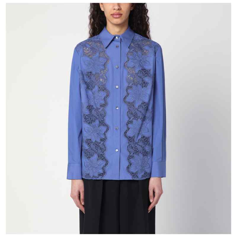 P.A.R.O.S.H. Embroidered cotton shirt, theFeinheit