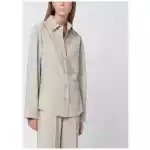 P.A.R.O.S.H. Stucco-coloured wool shirt
