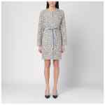 P.A.R.O.S.H. Light grey lace long jacket