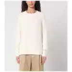 P.A.R.O.S.H. Sweater cream in cotton and cashmere