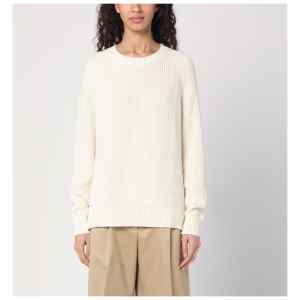 P.A.R.O.S.H. Sweater cream in cotton and cashmere