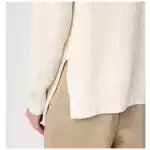 P.A.R.O.S.H. Sweater cream in cotton and cashmere