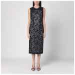 P.A.R.O.S.H. Blue lace midi dress