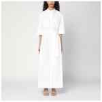 P.A.R.O.S.H. White shirt dress with belt