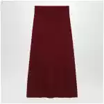 Max Mara Raspberry skirt in stretch cashmere knit