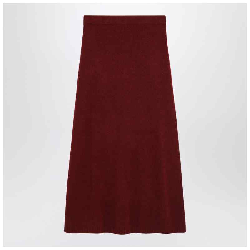 Max Mara Raspberry skirt in stretch cashmere knit, theFeinheit