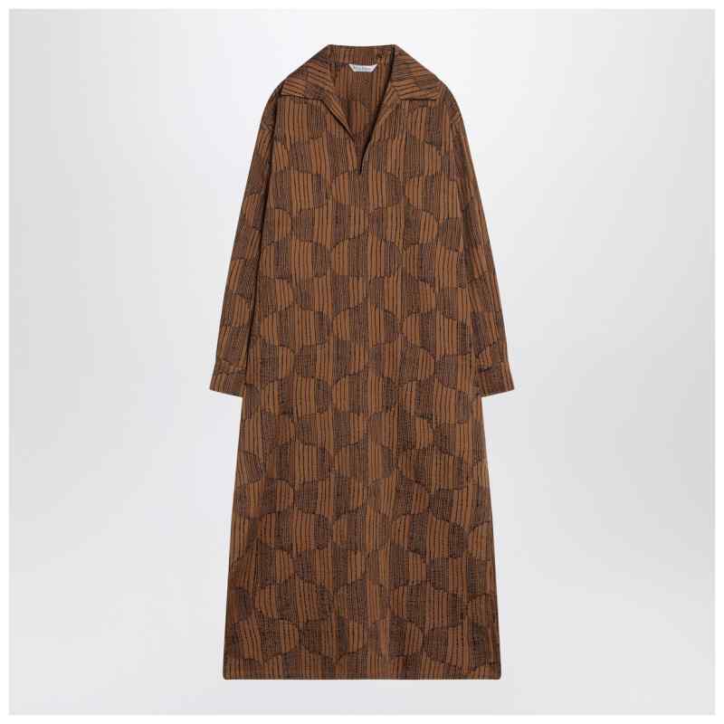 Max Mara Olive green shirt dress in cotton, theFeinheit