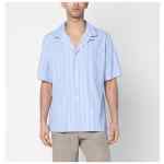 Lardini Bowling-style light blue shirt in cotton