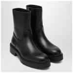 The Row Nobilis TR black leather boot