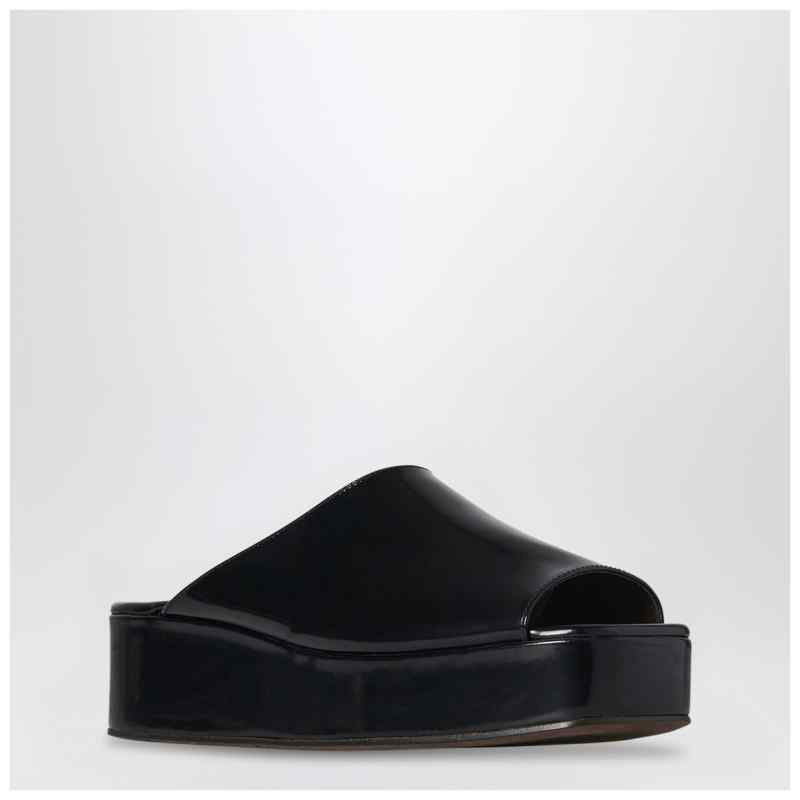 The Row Black Emi Flatform sandals, theFeinheit