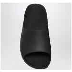 The Row Black Ama rubber slide sandal