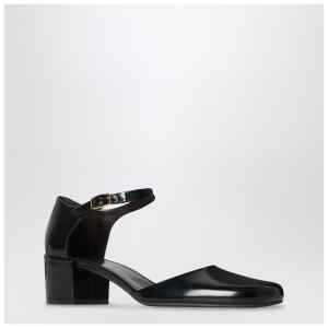 The Row Penelope black strap pumps