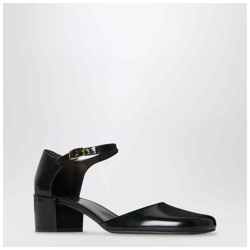 The Row Penelope black strap pumps, theFeinheit