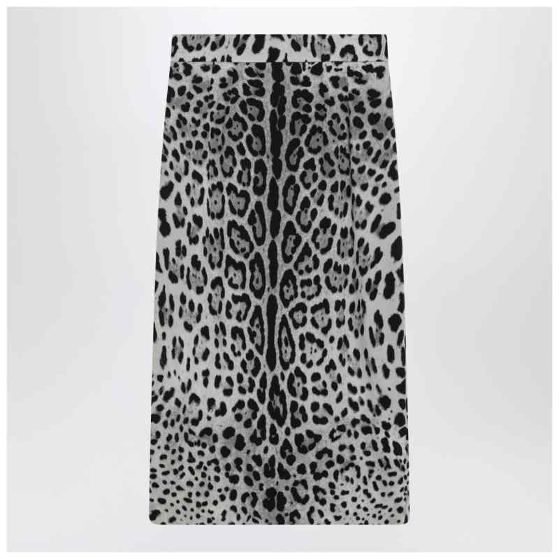 Dolce&Gabbana Leopard print silk pencil skirt, theFeinheit