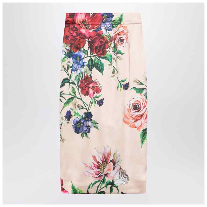 Dolce&Gabbana Longuette skirt with floral print, theFeinheit