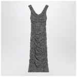 Dolce&Gabbana Diagonal print dress in silk blend